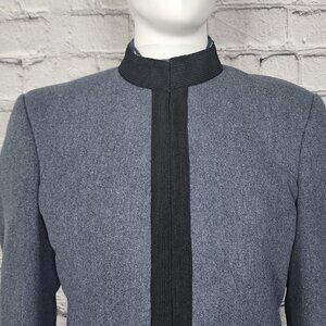 Vintage Hartmarx Blue Wool Band/Cosplay Jacket, Men's Small